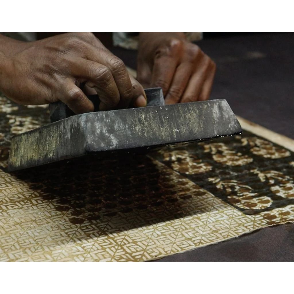 Hand Block Printing Method Image